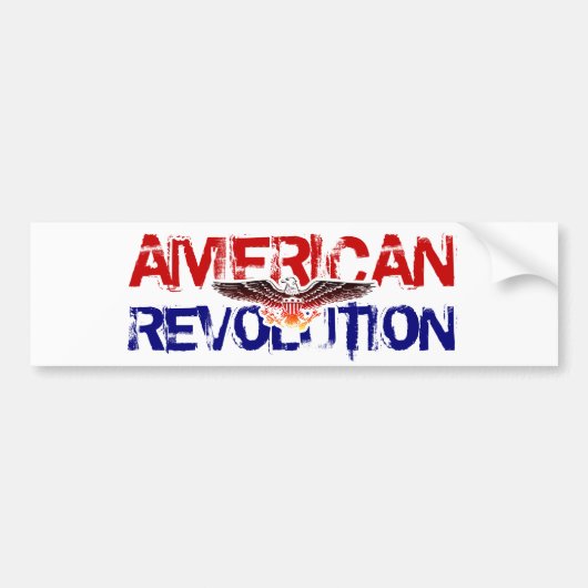 Amerikanische Revolution Autoaufkleber (Vorne)