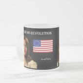 Amerikanische Revolution Mattglastasse (Vorderseite Links)