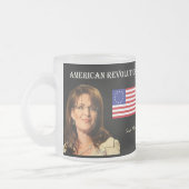 Amerikanische Revolution Mattglastasse (Links)