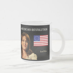 Amerikanische Revolution Mattglastasse