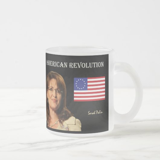 Amerikanische Revolution Mattglastasse (Rechts)