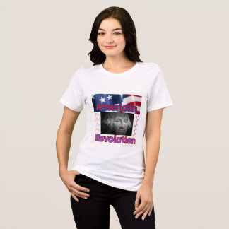 Amerikanische Revolution weiß Tri-Blend Shirt