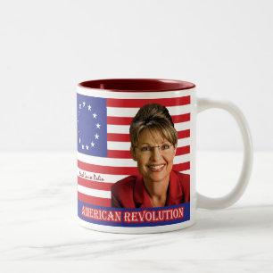 Amerikanische Revolution Zweifarbige Tasse