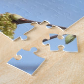 Amerikanische Robin auf Zweig mit Katkins Puzzle (Seite)