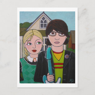 Amerikanische Rocker Postkarte