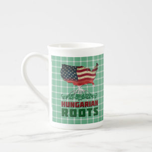 Amerikanische Roots Cup Porzellantasse