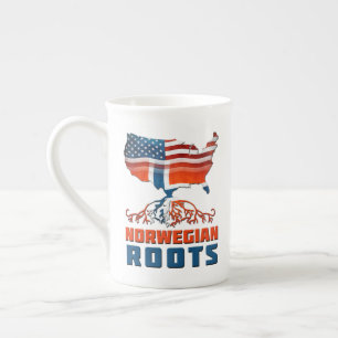 Amerikanische Roots-Cup Porzellantasse