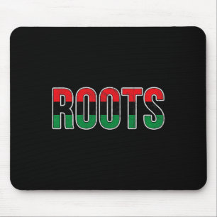 Amerikanische Roots - Panafrikanische Unia Flag Di Mousepad