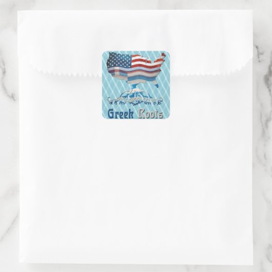 Amerikanische Roots Stickers (Tasche)