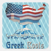 Amerikanische Roots Stickers (Vorderseite)