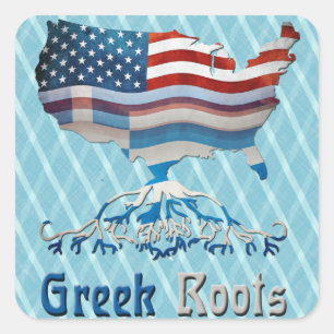 Amerikanische Roots Stickers