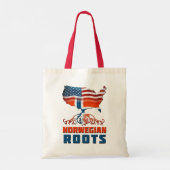 Amerikanische Roots Tote Tasche (Rückseite)