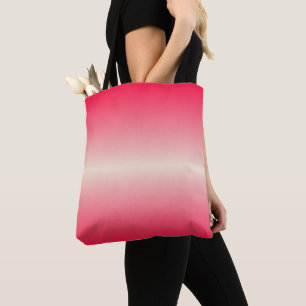 Amerikanische Rose Antikes Weißes Ombre Muster Tasche