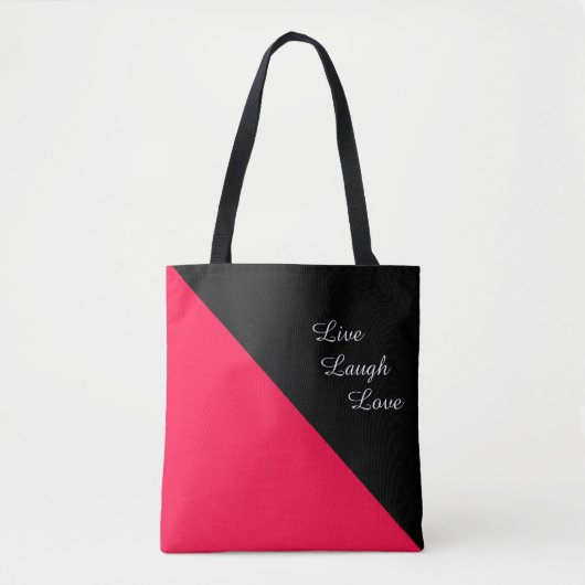 Amerikanische Rose und Schwarz Tasche (Vorderseite)
