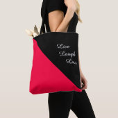 Amerikanische Rose und Schwarz Tasche (Von Nahem)