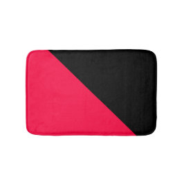 Amerikanische Rose und Schwarze Farben Badematte