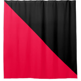 Amerikanische Rose und Schwarze Farben Duschvorhang