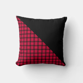 Amerikanische Rose Weave Pattern w/Black Kissen