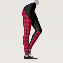 Amerikanische Rose Weave Pattern w/Black Leggings