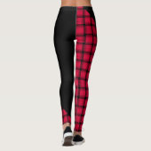 Amerikanische Rose Weave Pattern w/Black Leggings (Rückseite)