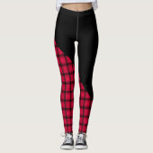Amerikanische Rose Weave Pattern w/Black Leggings (Vorderseite)
