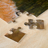 Amerikanische Rotdrossel badet 2 Puzzle (Seite)
