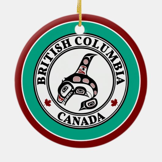 Amerikanische Rote Schwarze Kunst Keramik Ornament (Hinten)