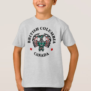 Amerikanische Rote Schwarze Kunst Thunderbird T-Shirt