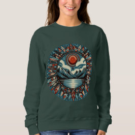 Amerikanische Rote Sonne Sweatshirt
