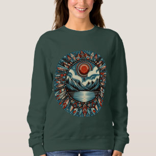 Amerikanische Rote Sonne Sweatshirt