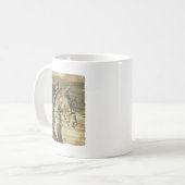 Amerikanische Saddlebred-Imitate Vintag Kaffeetasse (Vorderseite Links)