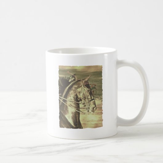 Amerikanische Saddlebred-Imitate Vintag Kaffeetasse (Rechts)