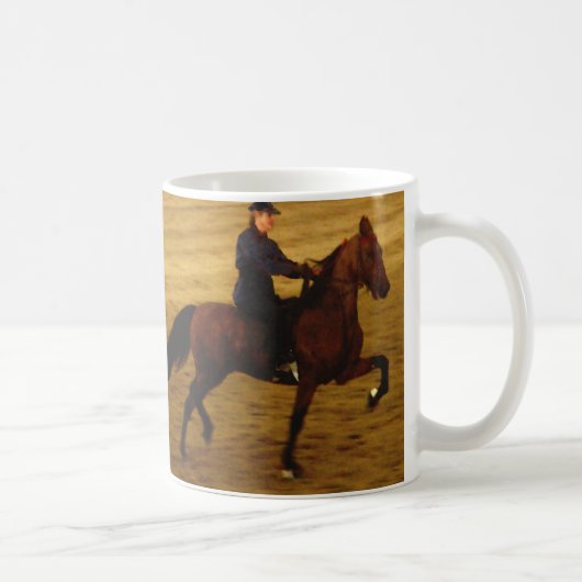 Amerikanische Saddlebred-Tasse Kaffeetasse (Rechts)