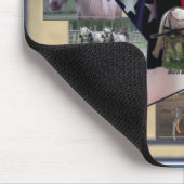 Amerikanische Sahnecollage Mousepad (Ecke)