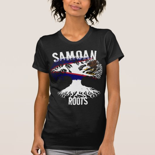 AMERIKANISCHE SAMOA ROOTS T-Shirt (Vorderseite)