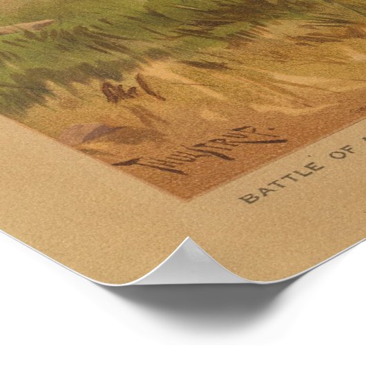 Amerikanische Schlacht gegen Antietam Sharpsburg i Poster (Ecke)