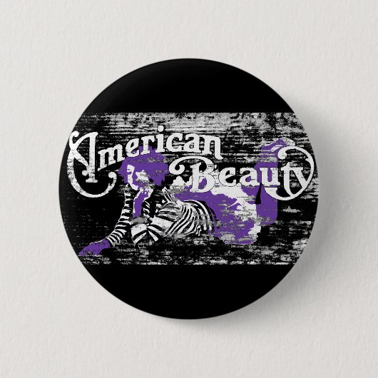 amerikanische Schönheit Button (Vorderseite)