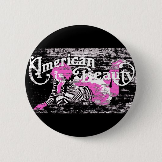amerikanische Schönheit Button (Vorderseite)