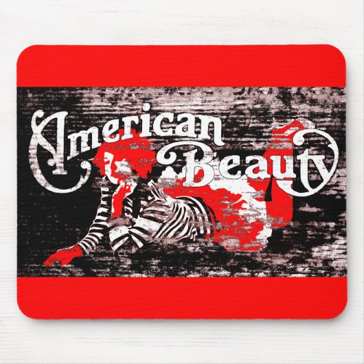 amerikanische Schönheit Mousepad (Vorne)