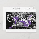amerikanische Schönheit Postkarte (Vorne/Hinten)
