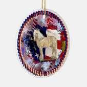 Amerikanische Schönheits-Verzierung Keramikornament (Rechts)