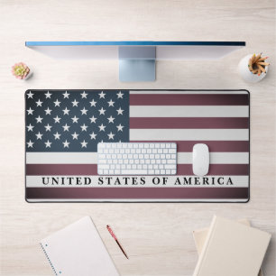 Amerikanische Schreibtischmatte mit benutzerdefini