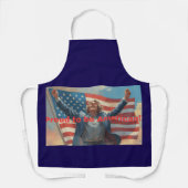 Amerikanische Schürze mit Stolz (Vorderseite)