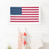 Amerikanische Schussflagge Banner (Insitu)