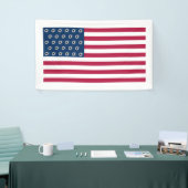 Amerikanische Schussflagge Banner (Messeveranstaltung)