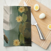 Amerikanische Schwanenvögel Audubon Geschirrtuch (Viertel Falte)