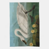 Amerikanische Schwanenvögel Audubon Geschirrtuch (Vertikal)