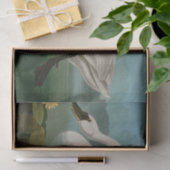 Amerikanische Schwanenvögel Audubon Seidenpapier (Geschenk)