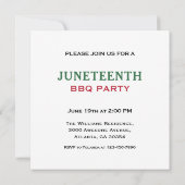 Amerikanische Schwarzgeschichte, 1865 Einladung (Rückseite)