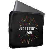 Amerikanische Schwarzgeschichte, 1865 Laptopschutzhülle (Vorne Rechts)